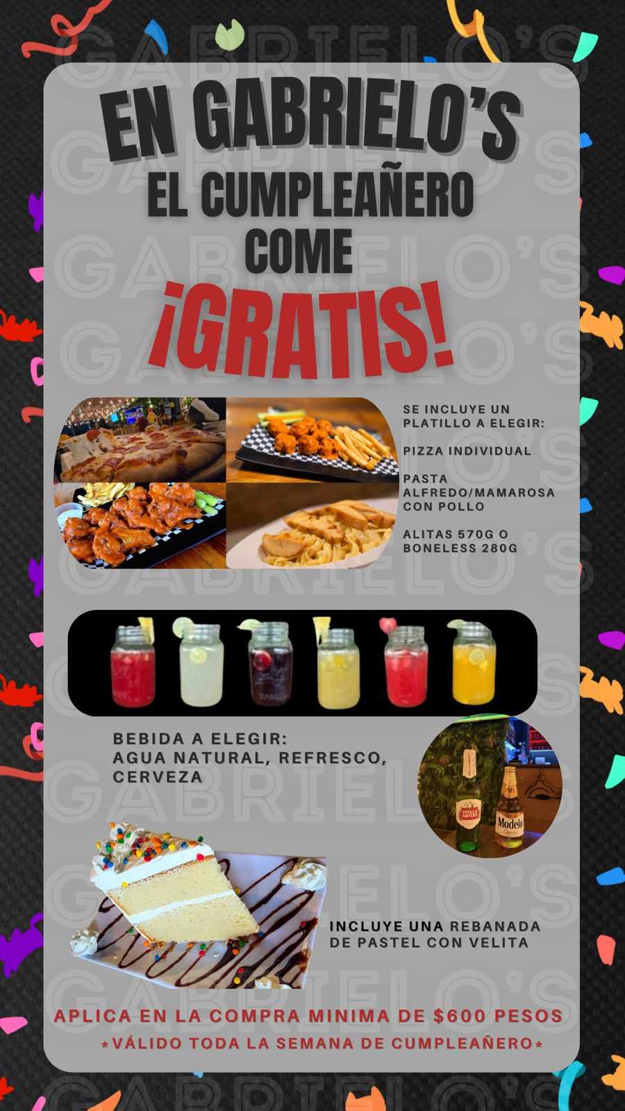 Promoción Boneless y Cerveza Stella Artois