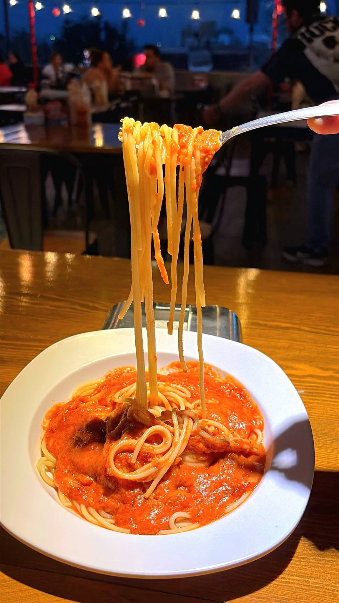 Spaghetti Bolognesa y Mozzarella